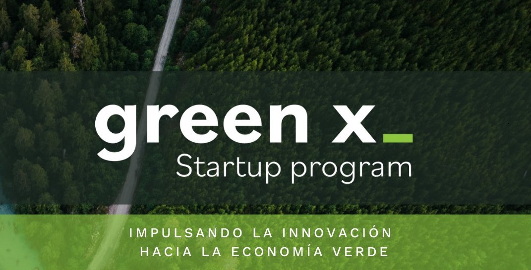 Banner del programa de startups Greenx